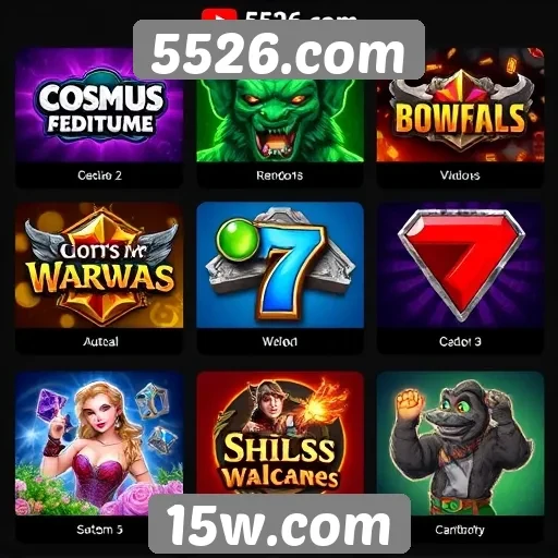Jogos populares disponíveis no site 5526.com